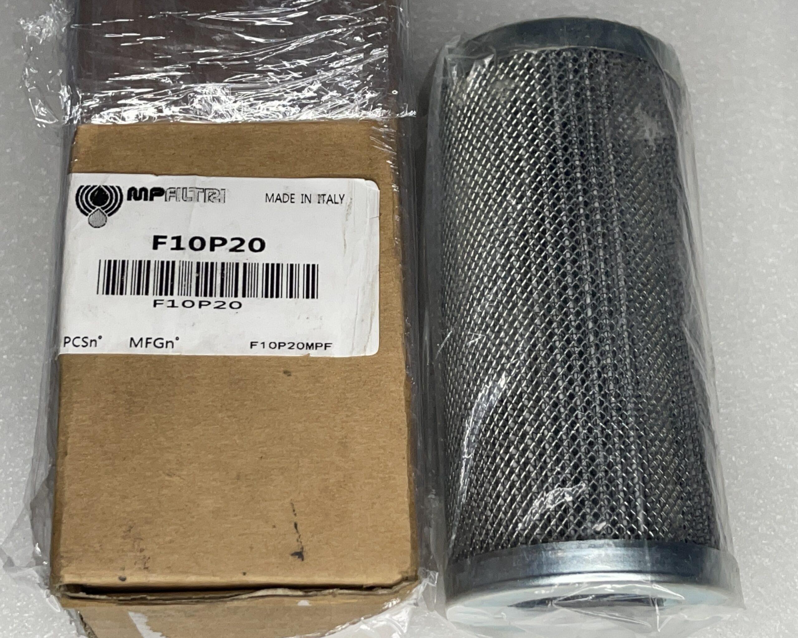 Filter Element F10 P20 for Top Tank Return Filter – MP Filter P/N: MPF10 ASG F10 P20 – stock clearance