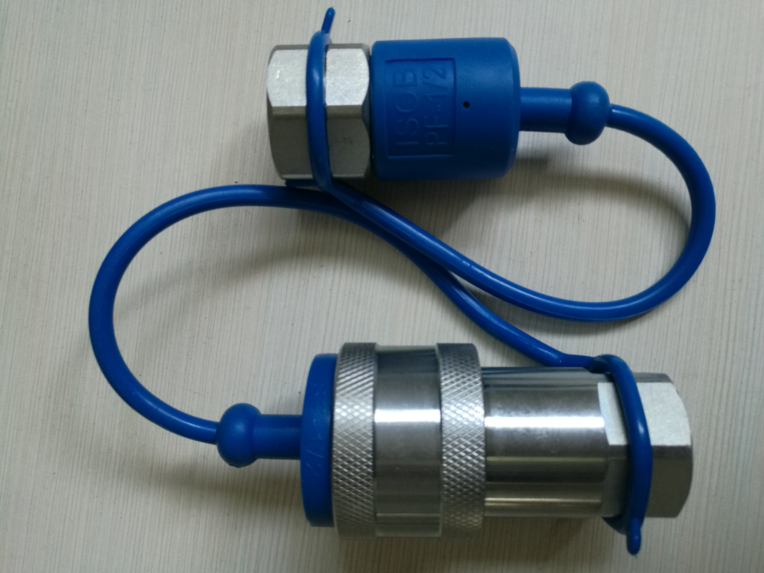 ข้อต่อสวมไวเครื่องจักรกลเกษตร เกลียว M22 | ข้อต่อสวมไว ไฮดรอลิค เกลียวมิล Hydraulic Quick Coupling NJ02 – M22x1.5 Female
