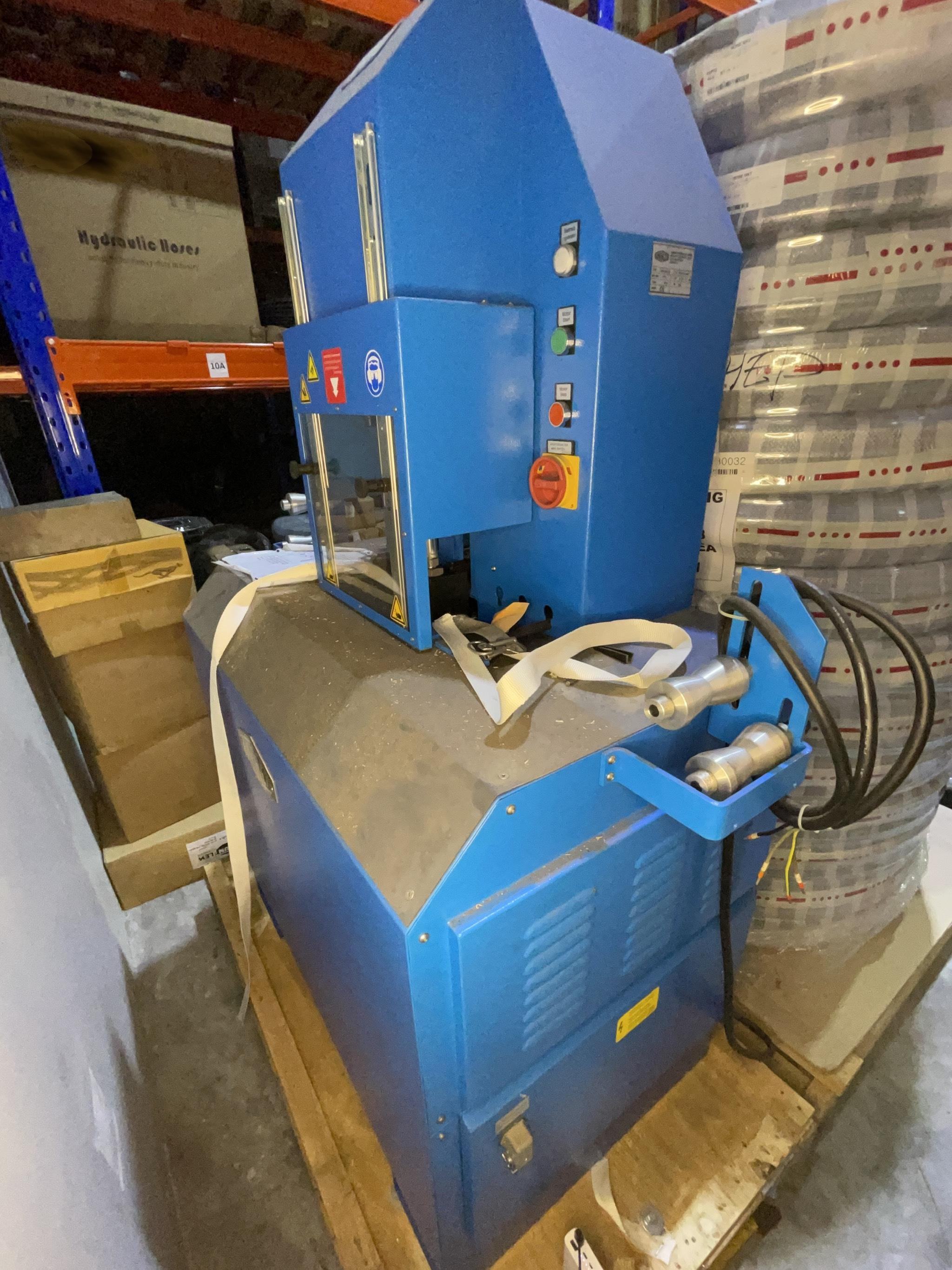 Large Cutting M/C EM-115.3_00 ( Max. Capacity : 6 plies hose 3″ size ) : เครื่องตัดสายไฮดรอลิคตัวใหญ่ ( Uniflex Cutting Machine EM 115.3_00 )