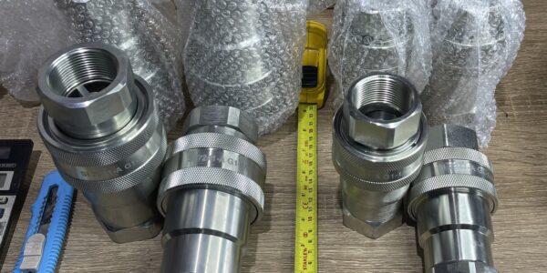 ข้อต่อสวมไว ขนาดใหญ่พิเศษ Large bore Hydraulic Quick Disconnected Couplings , HYD quick connector ( Quick Coupling ) ISO 7241-A Series A Interchange ( Plug / Socket ) SF – PF ( BSPP Female- BSPP Female : Socket – Female Thread + Plug – Female Thread